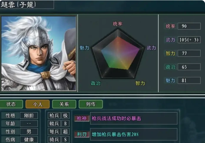 三国志5最好用的武将是谁,三国志5好用的武将推荐