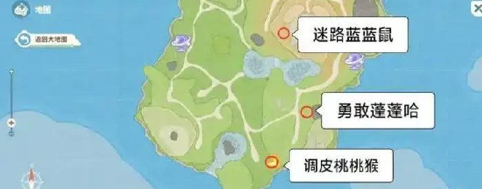 米姆米姆哈捕捉点位介绍,米姆米姆哈捕捉点位有哪些