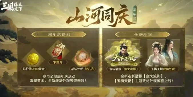三国谋定天下周年庆活动介绍,三国谋定天下周年庆有什么