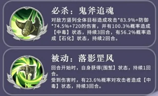 三国志异闻录徐晃阵容推荐,三国志异闻录徐晃角色加点技能介绍