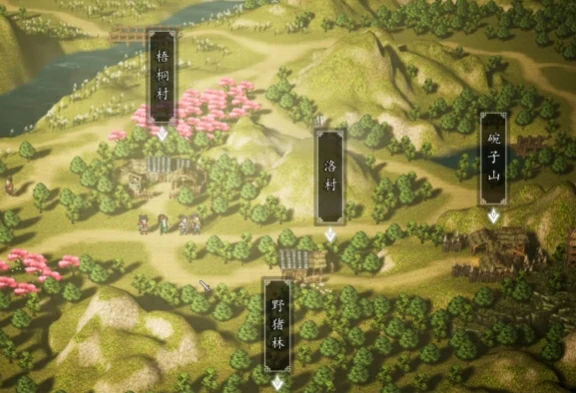 逸剑风云决梧桐村宝箱在哪,逸剑风云决手机版梧桐村宝箱位置介绍