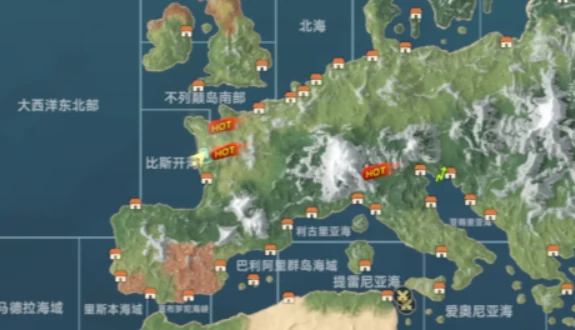 大航海时代传说地图介绍,大航海时代传说地图攻略