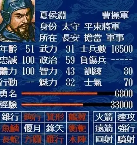 三国志5武将技能有哪些,三国志5武将技能介绍