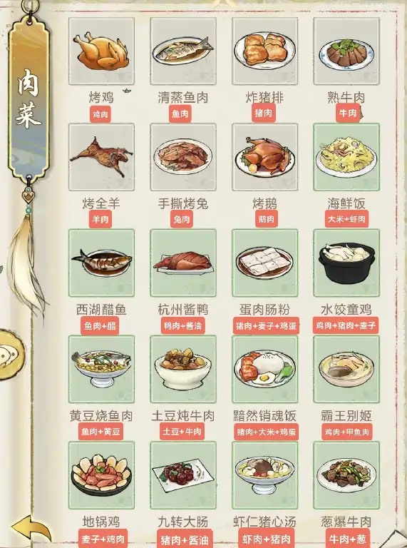 华夏千秋菜谱选择方案有哪些,华夏千秋菜谱选择建议