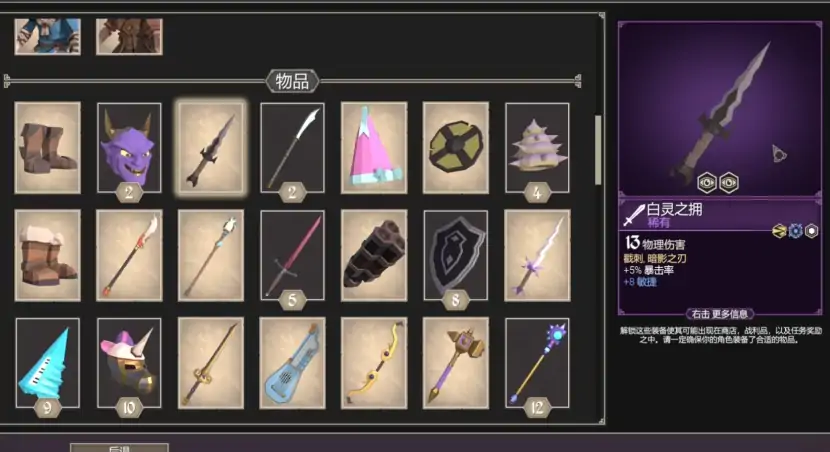 为了吾王装备一览表,为了吾王装备介绍