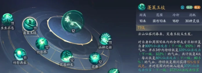 诛仙2手游神祝技能展示,诛仙2手游神祝有哪些技能