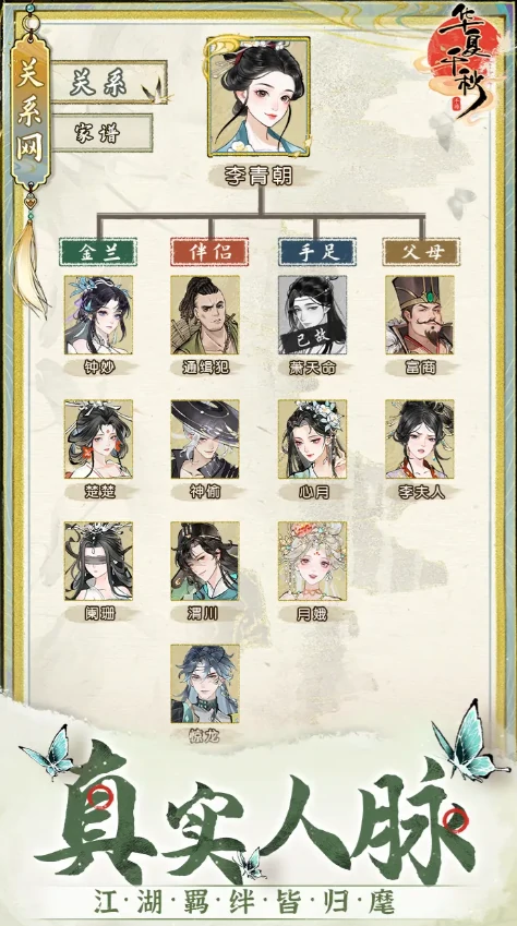华夏千秋女角色有哪些,华夏千秋女角色介绍