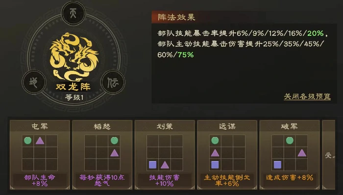 偃武阵法怎么选,偃武阵法攻略详解