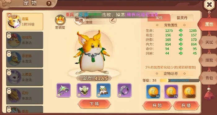 热血江湖归来宠物系统全解析,热血江湖归来新手宠物培养攻略
