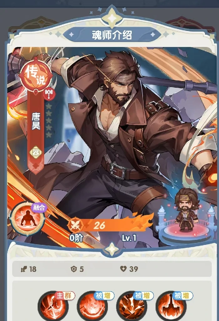 口袋斗罗大陆唐昊强度解析,口袋斗罗大陆唐昊技能与阵容搭配攻略