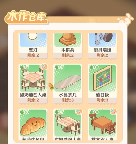 解忧小食光家具合成全攻略,解忧小食光新手必备家具升级技巧