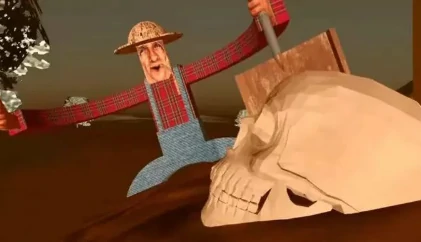 约翰的农场怎么画简笔画约翰的农场游戏画面手绘教程