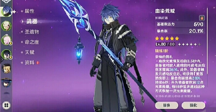 原神空月之歌菲林斯强度解析,原神空月之歌菲林斯角色详细介绍,原神