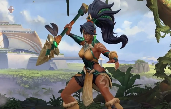 英雄联盟手游S19新英雄曝光,英雄联盟手游奈德丽技能玩法全解析,英雄联盟