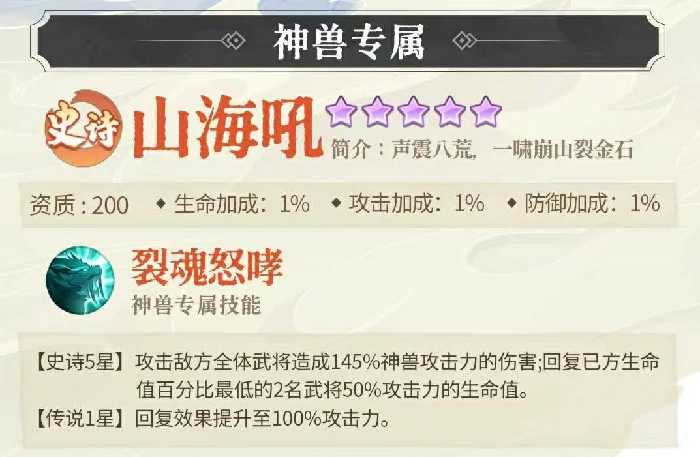 三国大冒险山海吼怎么样,三国大冒险山海吼技能强度与实战应用解析