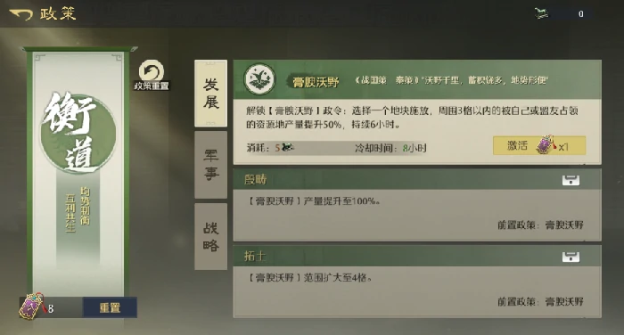 九牧之野政策系统全解析,九牧之野政策玩法深度指南