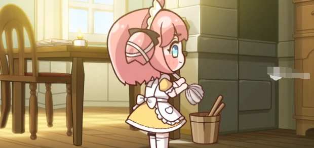 嘟嘟脸恶作剧可丽饼女仆,可爱系角色设定与趣味互动玩法解析