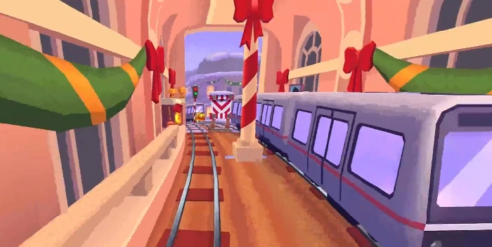 地铁跑酷冰雪奇境版本介绍,地铁跑酷全新冰雪主题地图与角色玩法详解