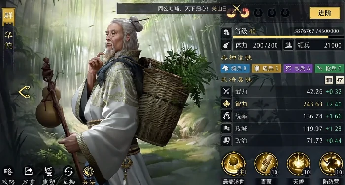 九牧之野华佗最强阵容搭配,三仙盾体系华佗核心组队思路与实战配将指南