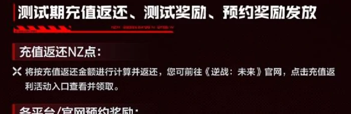 逆战未来内测返利活动详情,逆战未来内测返利领取步骤与规则说明,逆战