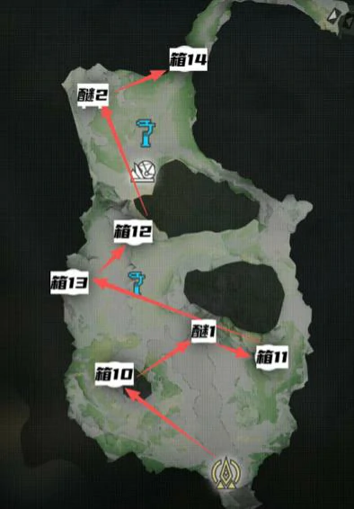 明日方舟终末地武陵地区宝箱全收集指南,终末地武陵宝箱位置分布与开启方法,明日方舟