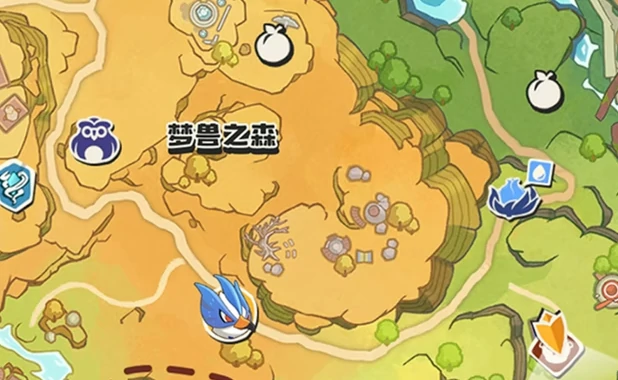 洛克王国世界魔力果树位置指南,洛克王国魔力果树刷新地点与采集技巧