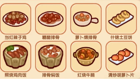 沙石镇时光初级烹饪台菜谱大全,沙石镇时光新手必学基础食谱汇总