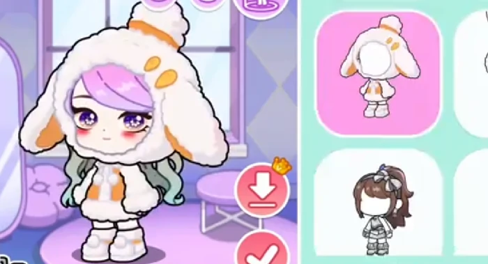 兔小萌世界最美穿搭分享,兔小萌世界高人气实用衣服推荐