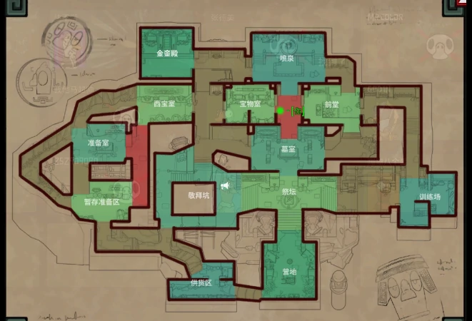 鹅鸭杀丛林神殿地图通道详解,鹅鸭杀丛林神殿全任务流程与通关技巧