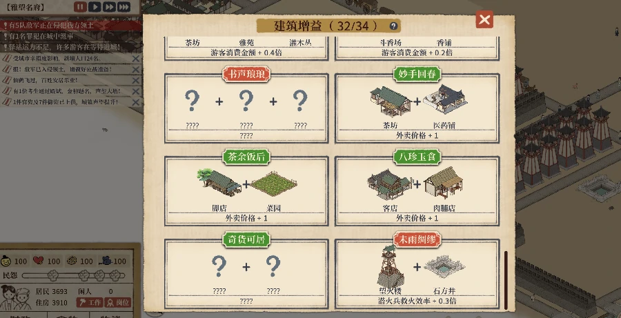 满庭芳·宋上繁华增益图鉴详解,满庭芳·宋上繁华全增益效果与搭配指南
