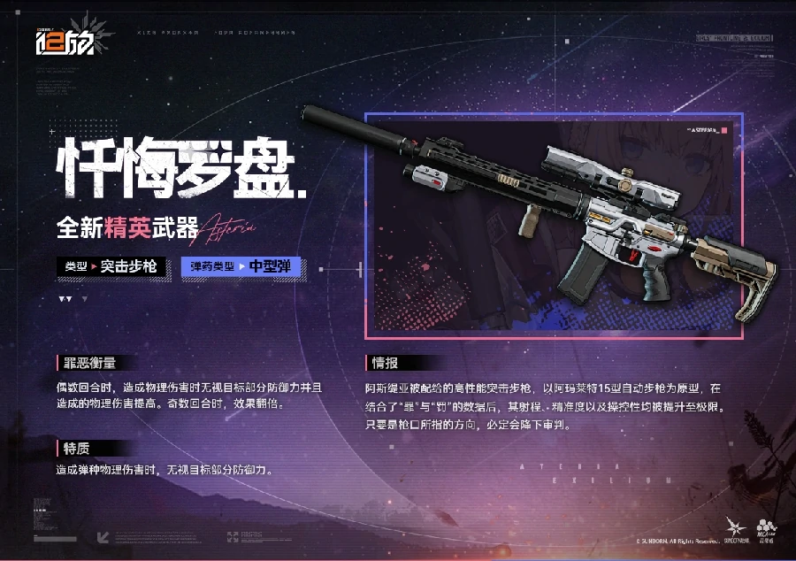 少女前线2追放全新精英武器忏悔罗盘强度玩法全解析