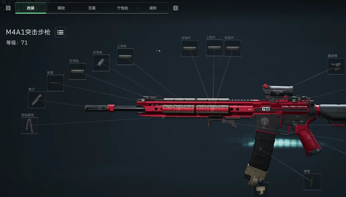 三角洲行动m4a1配件用什么,三角洲行动m4a1配件介绍,三角洲行动