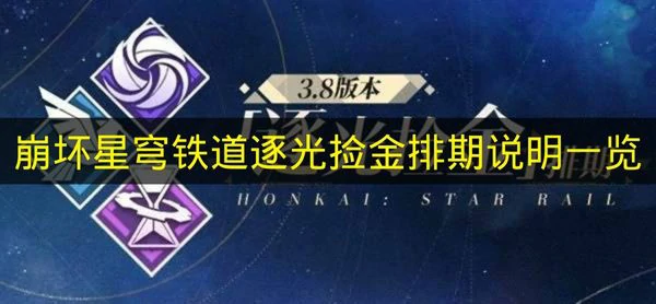 崩铁逐光捡金排期时间,崩铁逐光捡金内容,崩铁,星穹铁道