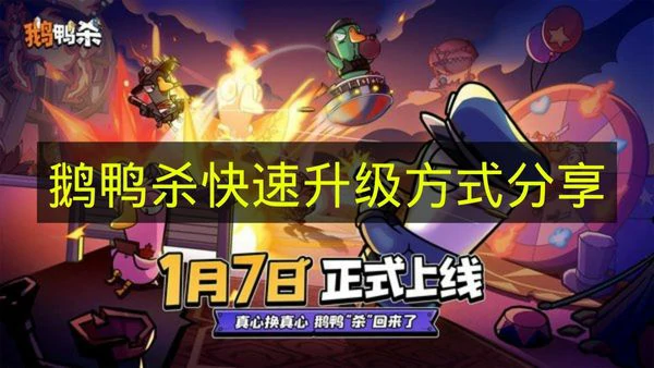 鹅鸭杀怎么快速升级,鹅鸭杀游戏规则,鹅鸭杀
