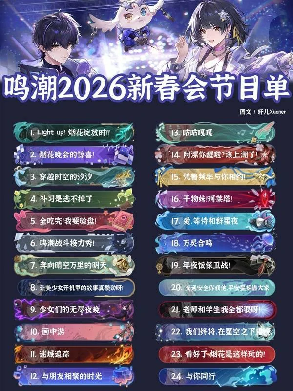 鸣潮2026新春会兑换码汇总,鸣潮2026新春福利分享,鸣潮,鸣潮