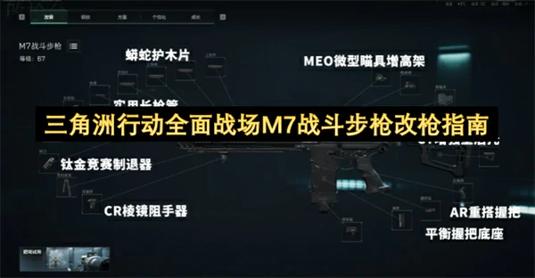 三角洲行动全面战场M7战斗步枪怎么改枪,三角洲行动全面战场M7战斗步枪改枪方案推荐,,三角洲行动