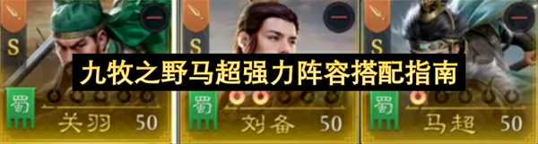 九牧之野马超配队推荐,九牧之野马超强力阵容搭配指南