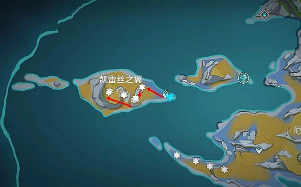 原神冬凌草分布图,原神冬凌草位置,原神,原神