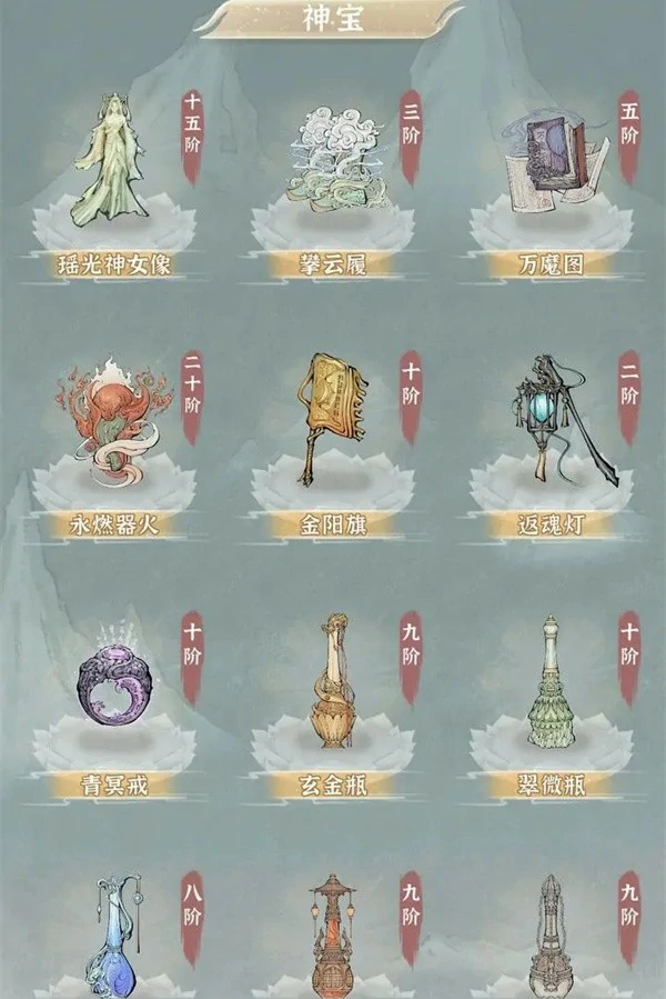 碧海苍云录哪些神宝比较强,碧海苍云录神宝选择推荐,碧海苍云录