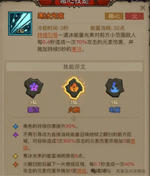 英雄没有闪秘法师寒冰光束流派bd搭配攻略,英雄没有闪秘法师寒冰光束流派bd搭配推荐,英雄没有闪