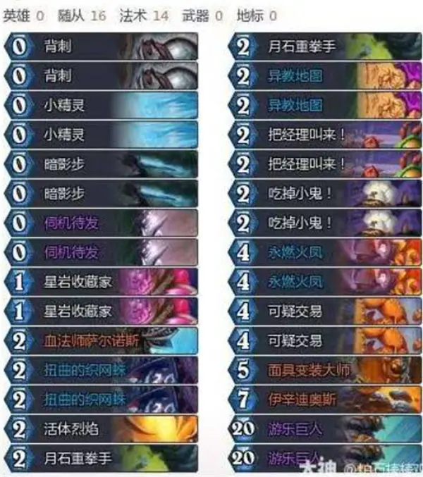 炉石传说安戈洛强力卡组介绍,炉石传说安戈洛好用卡组介绍,炉石传说