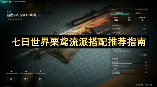 七日世界栗鸢流派搭配攻略,七日世界栗鸢流派怎么搭配,七日世界