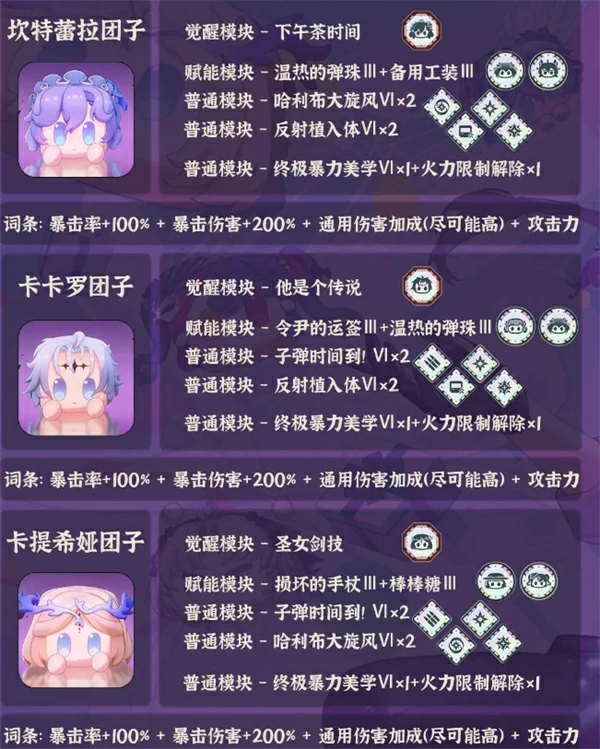 鸣潮全团子培养模块与词条推荐,鸣潮全团子怎么培养,鸣潮,鸣潮