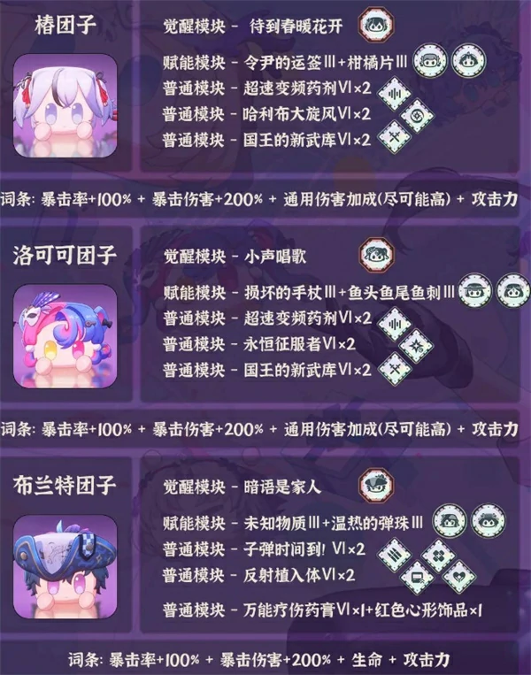 鸣潮全团子培养模块与词条推荐,鸣潮全团子怎么培养,鸣潮,鸣潮