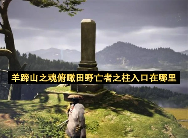 羊蹄山之魂俯瞰田野亡者之柱怎么上去,羊蹄山之魂俯瞰田野亡者之柱入口位置一览,羊蹄山之魂
