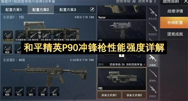 和平精英P90冲锋枪性能强度分析,和平精英P90冲锋枪强吗,和平精英,和平精英