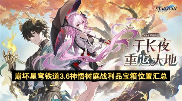 崩坏星穹铁道3.6神悟树庭战利品宝箱位置一览,崩坏星穹铁道3.6神悟树庭战利品宝箱全收集,崩坏星穹铁道,星穹铁道