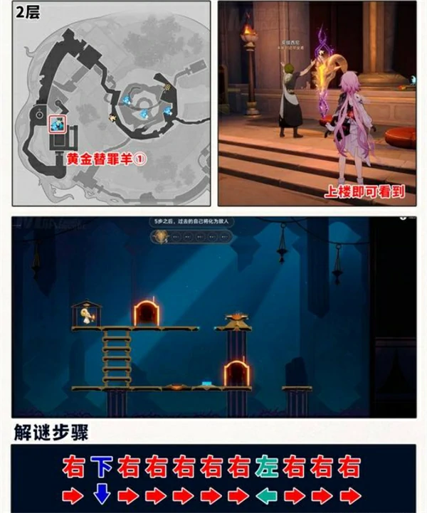 崩坏星穹铁道3.6黄金替罪羊解谜攻略,崩坏星穹铁道3.6黄金替罪羊解谜大全,崩坏星穹铁道,星穹铁道