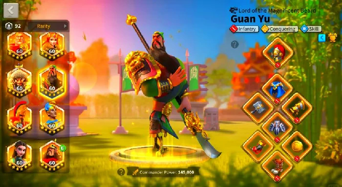 骑兵将领搭配图片