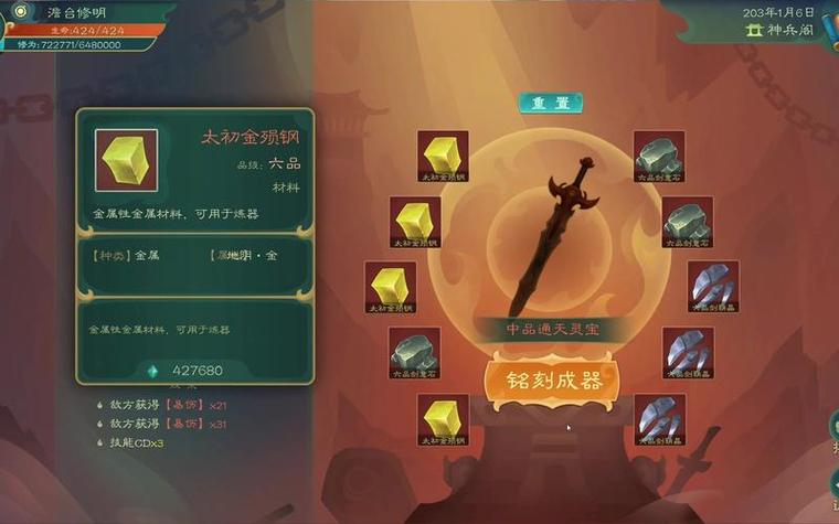 宝箱装备产出示意图